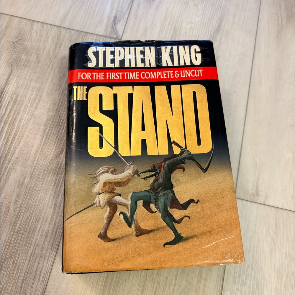 Stephen King The Stand Hardcover - Black & Gold Cover